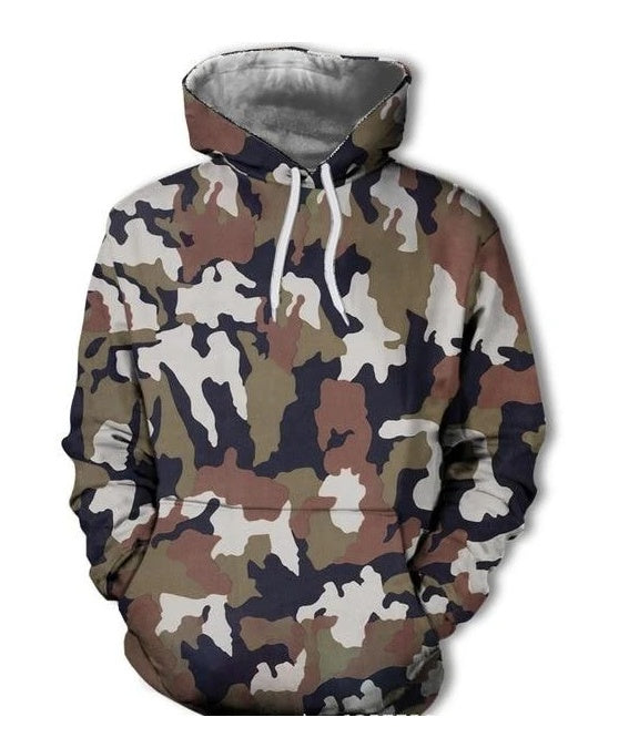 Digital printing trendy men's sweater